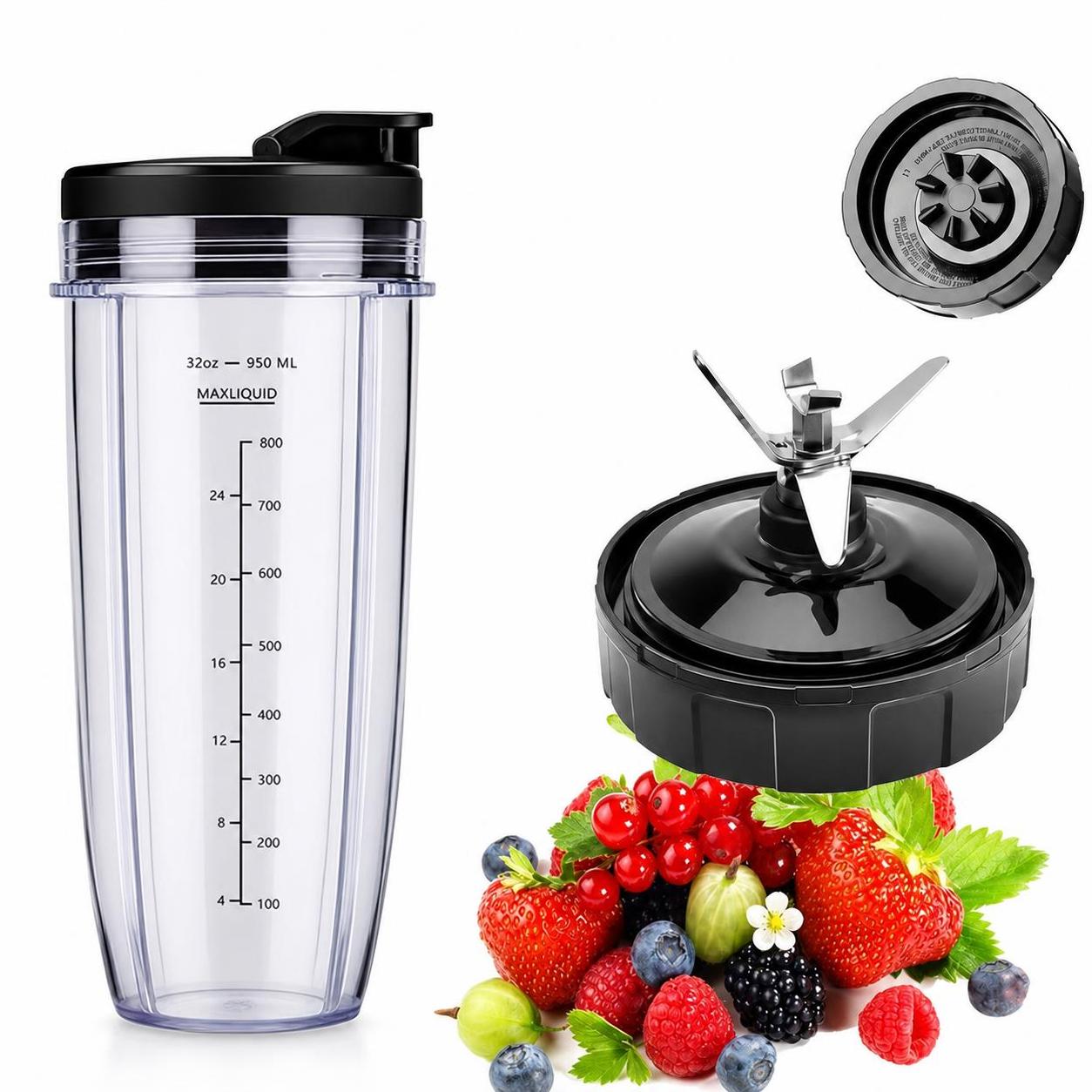 32oz cup  Cup lit  7-leaves blade