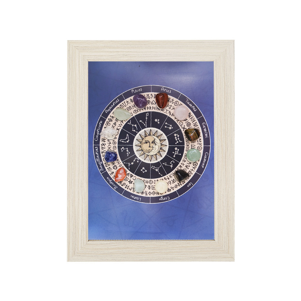 Twelve zodiac signs sun and moon models 16*21*1.2c