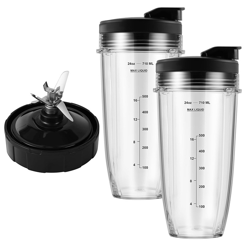 2*24oz cup  2*Cup lit  7-leaves blade