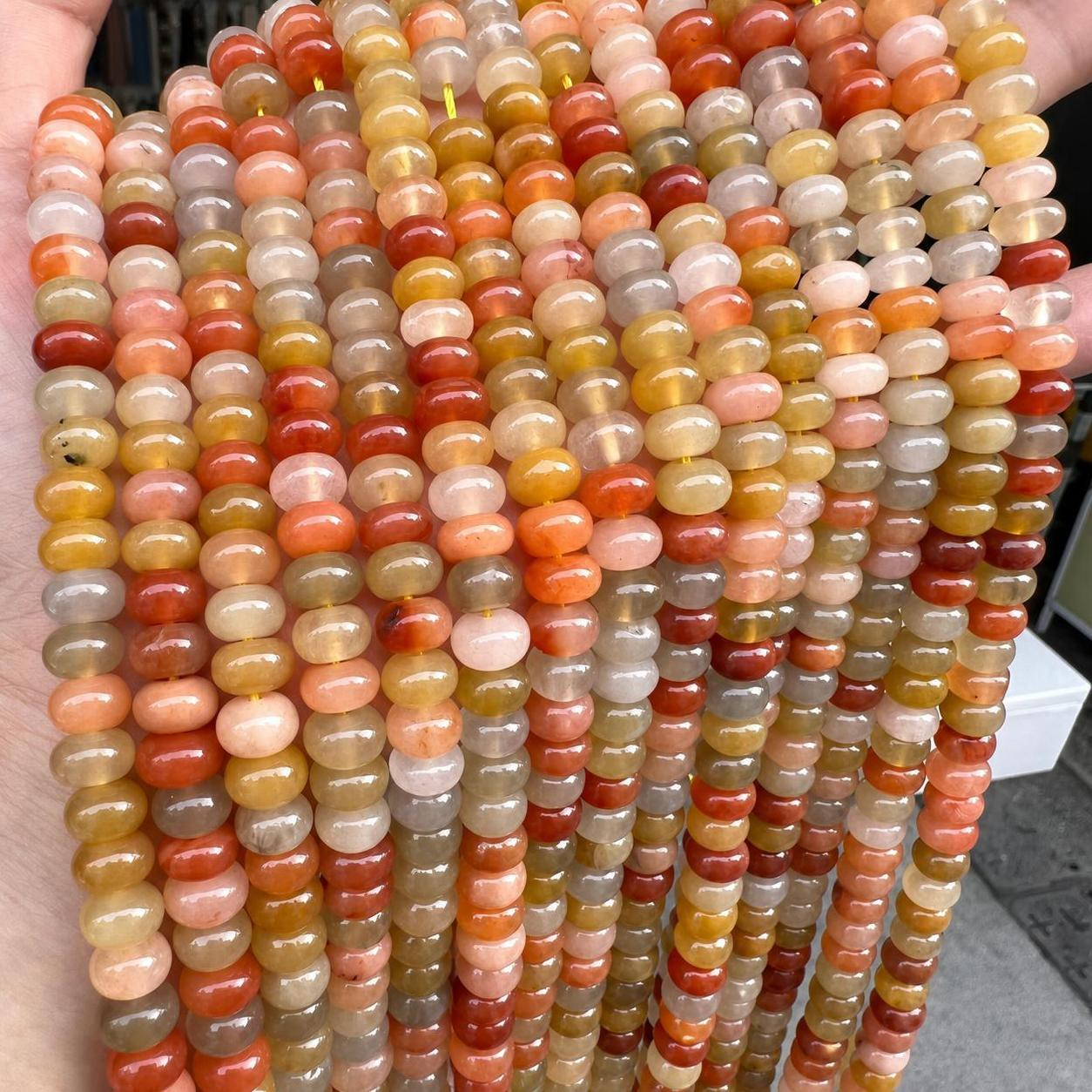 51:Crystal red, pink, and green