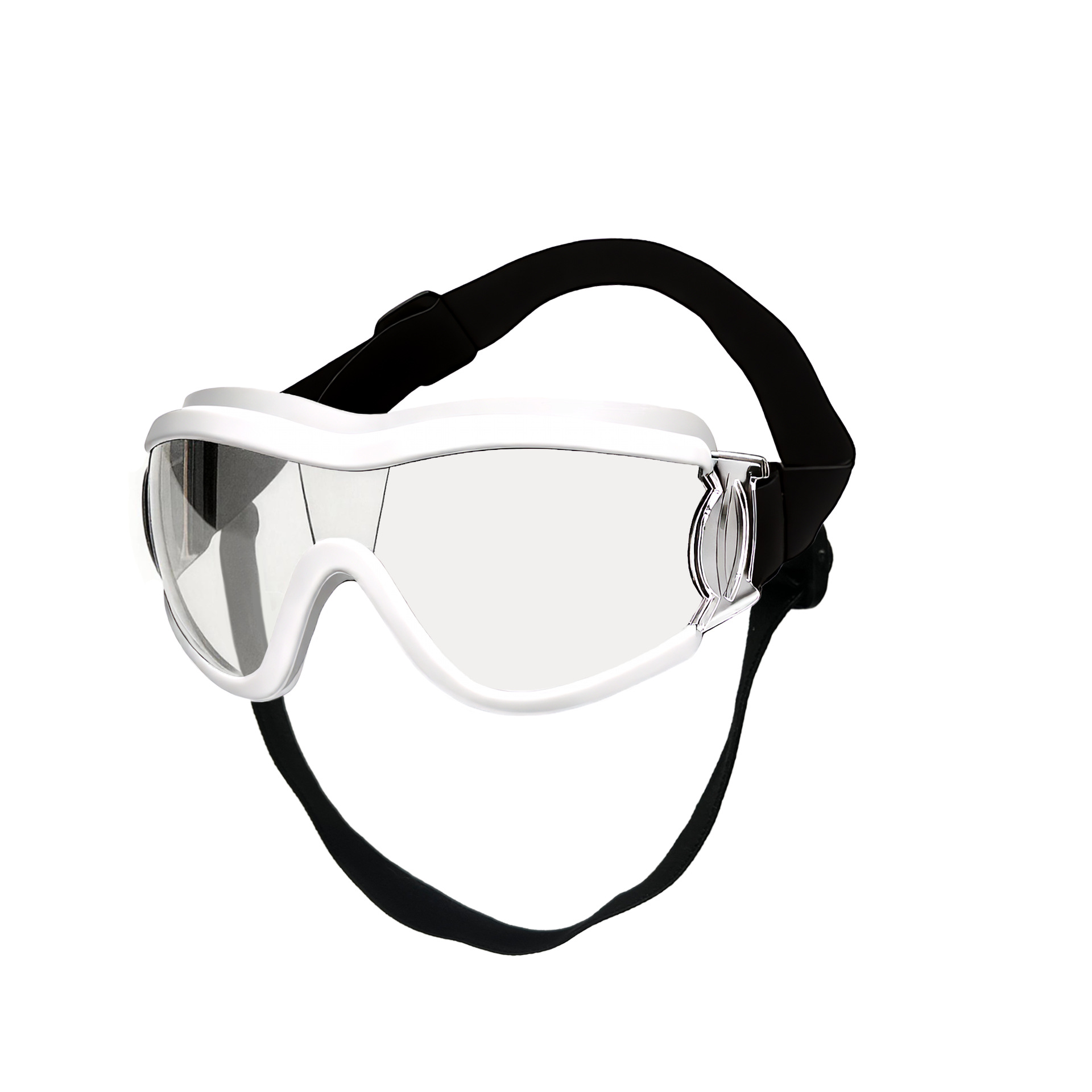 Cx-603 white frame-transparent lens (l size) (recommended weight 12.5kg and above)