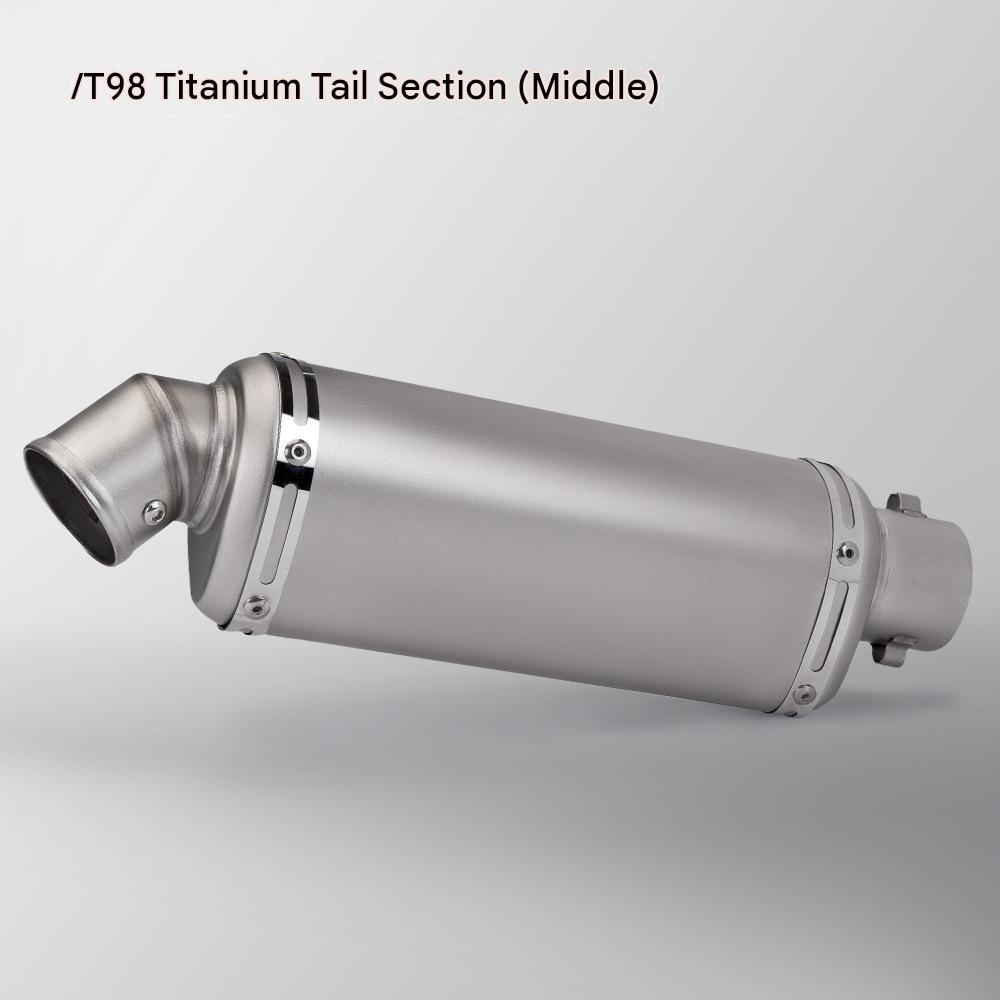 370MM  T98 titanium color tail section (medium size)