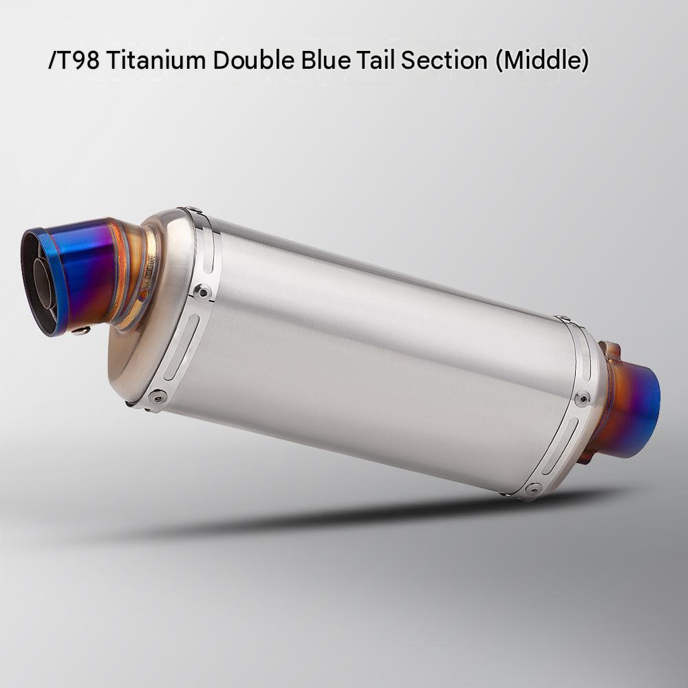 370MM  T98 titanium color double half blue (medium size)