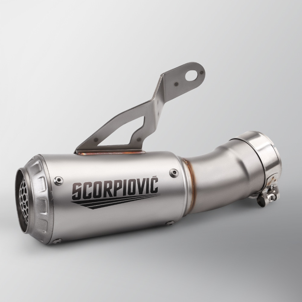silver stainless steel tail section 2019-2024