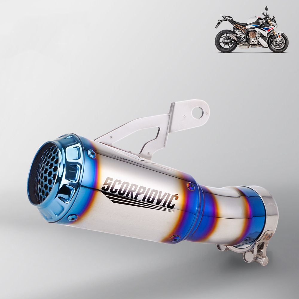 Burnt blue stainless steel tail section 2019-2024