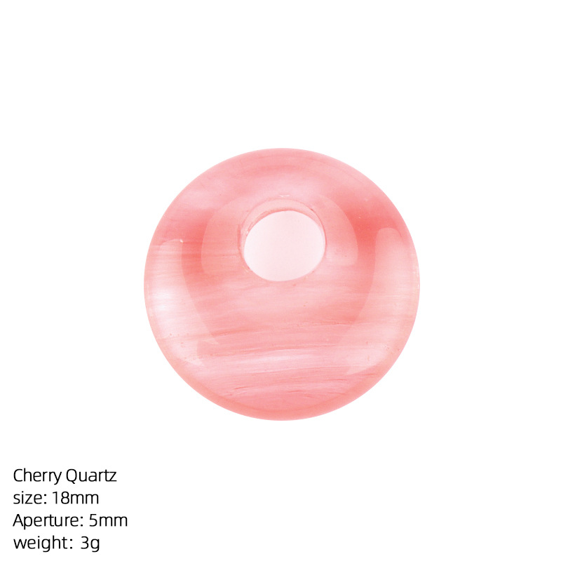 21:Cherry Quartz synthetic