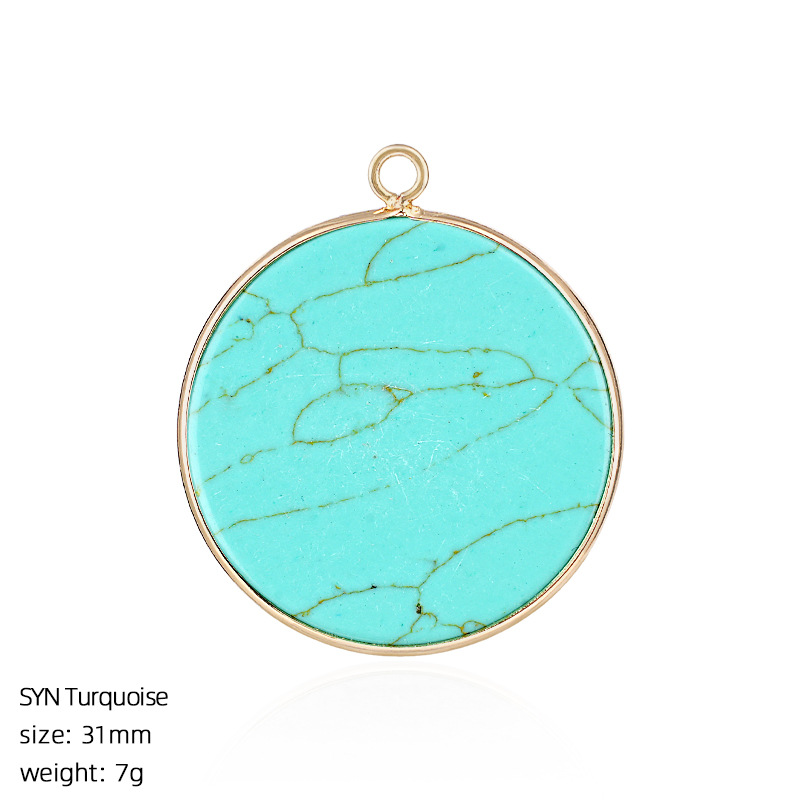 18:blue turquoise synthetic