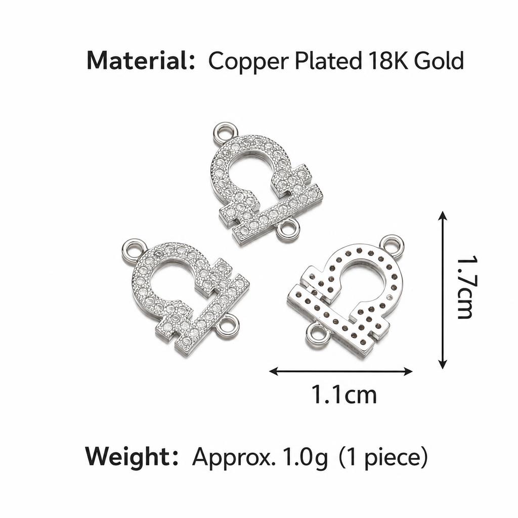 2:Libra real platinum plated