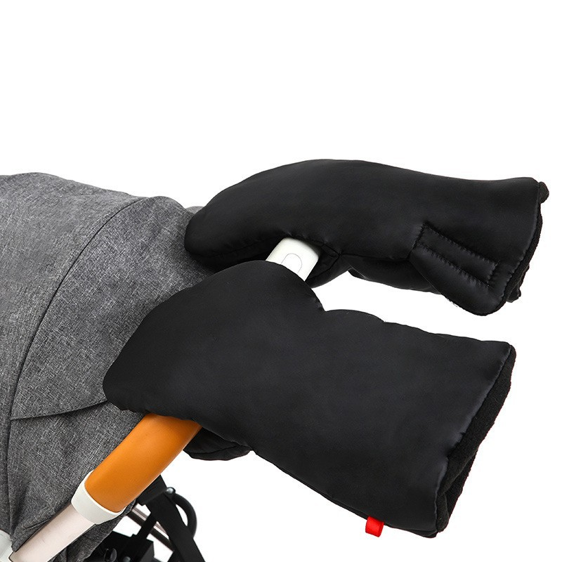Split handle gloves black