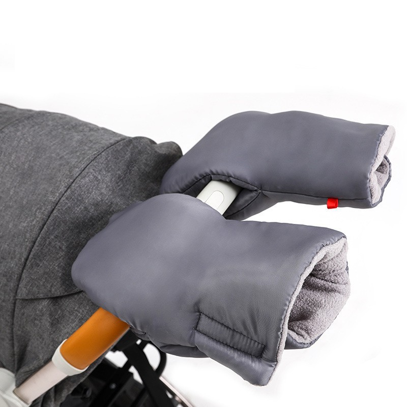 Split handle gloves gray