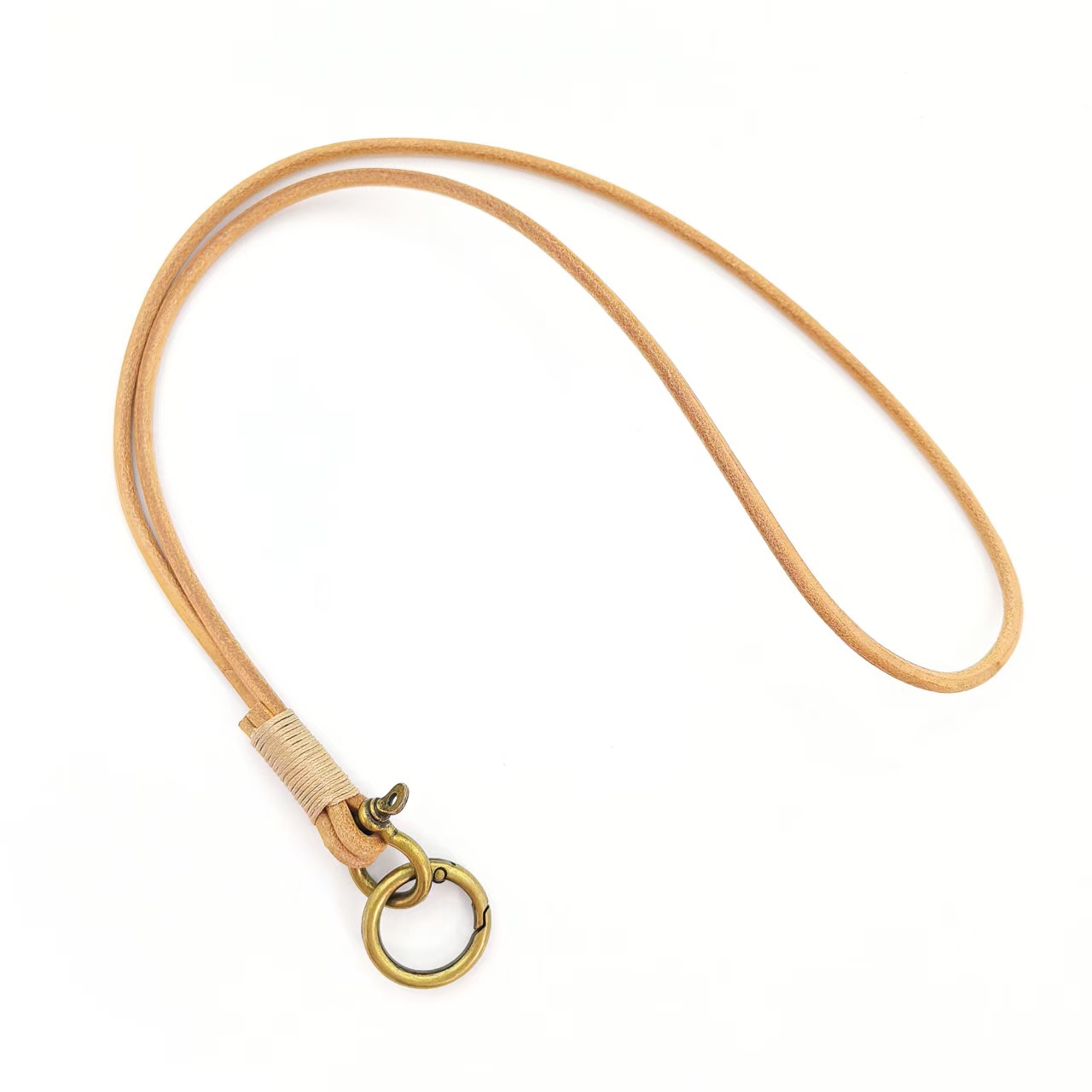 5:45cm Original color horseshoe buckle necklace 4mm
