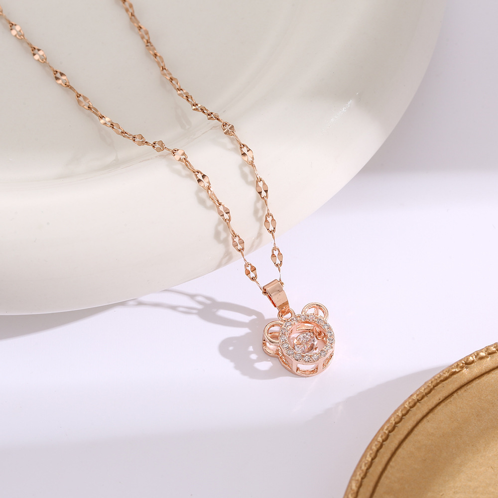 7:Xl1783-33# rose gold bear