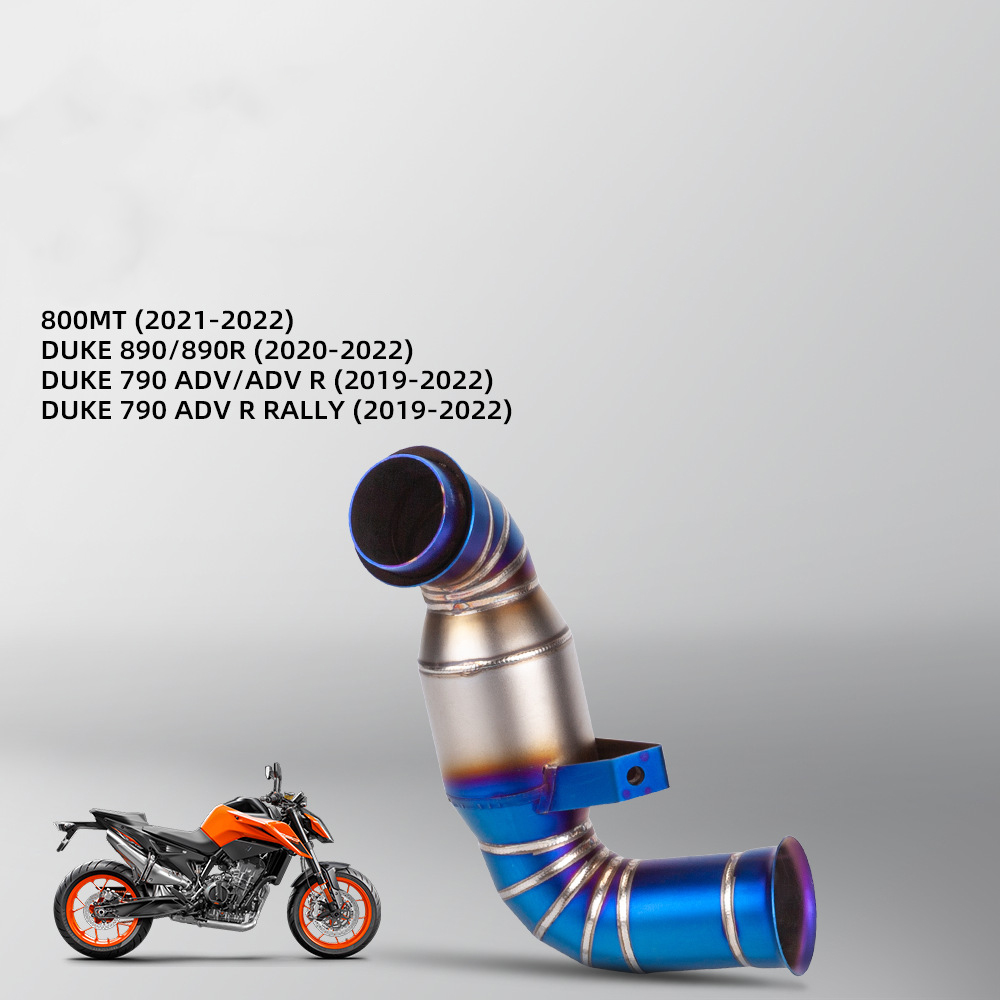DUKE790 with drum stainless steel burning blue middle section (multi-welded)