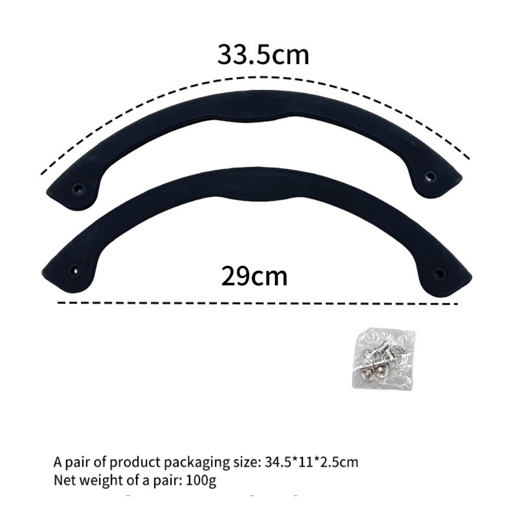 Two holes black 2 pcs