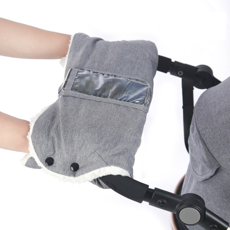 Integrated handle mobile phone case gray