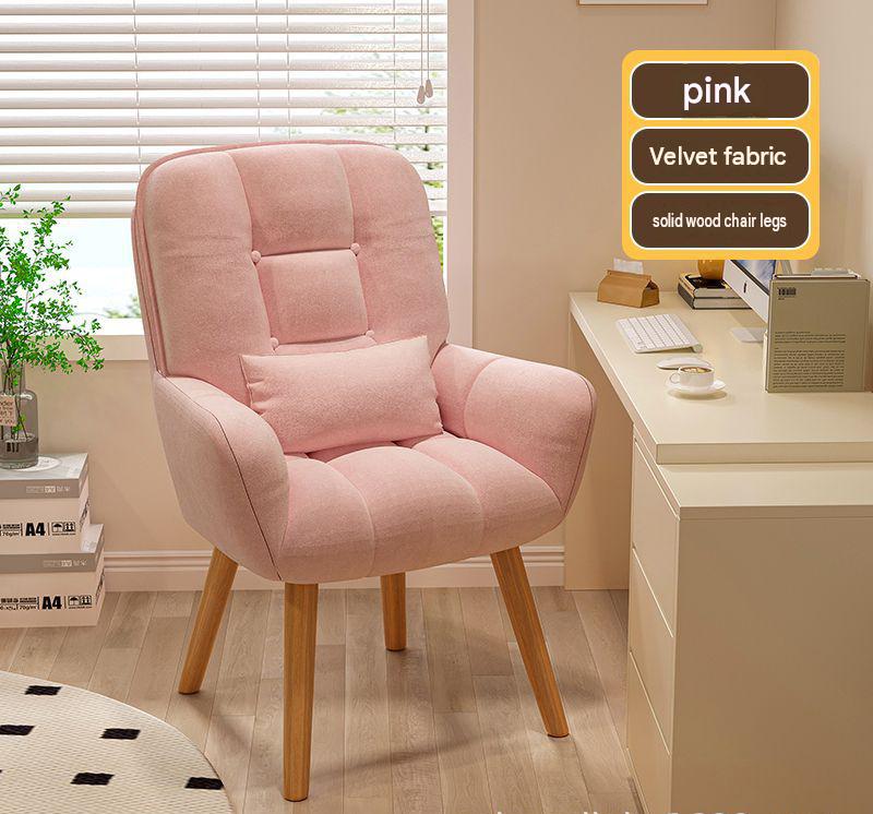 Pink-velvet [solid wood fixed]-send pillow
