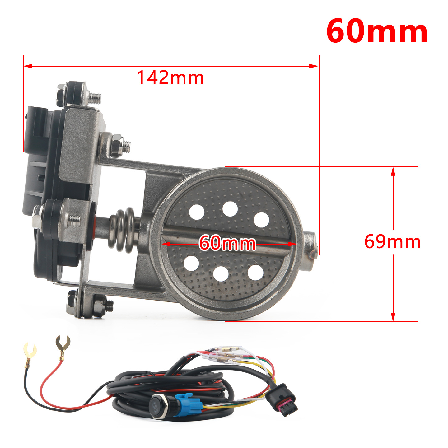 2.25 inches 60mm with hole