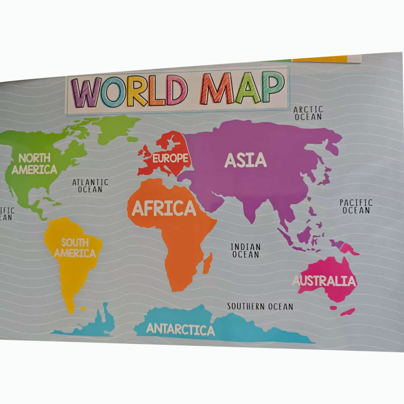 16 world maps (l) 42*28cm