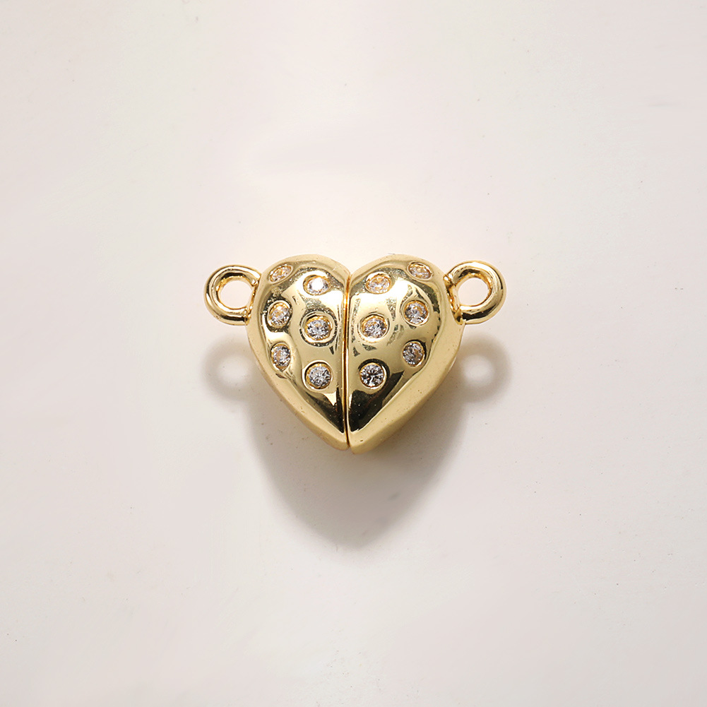 A988 golden zircon magnetic detachable double hang