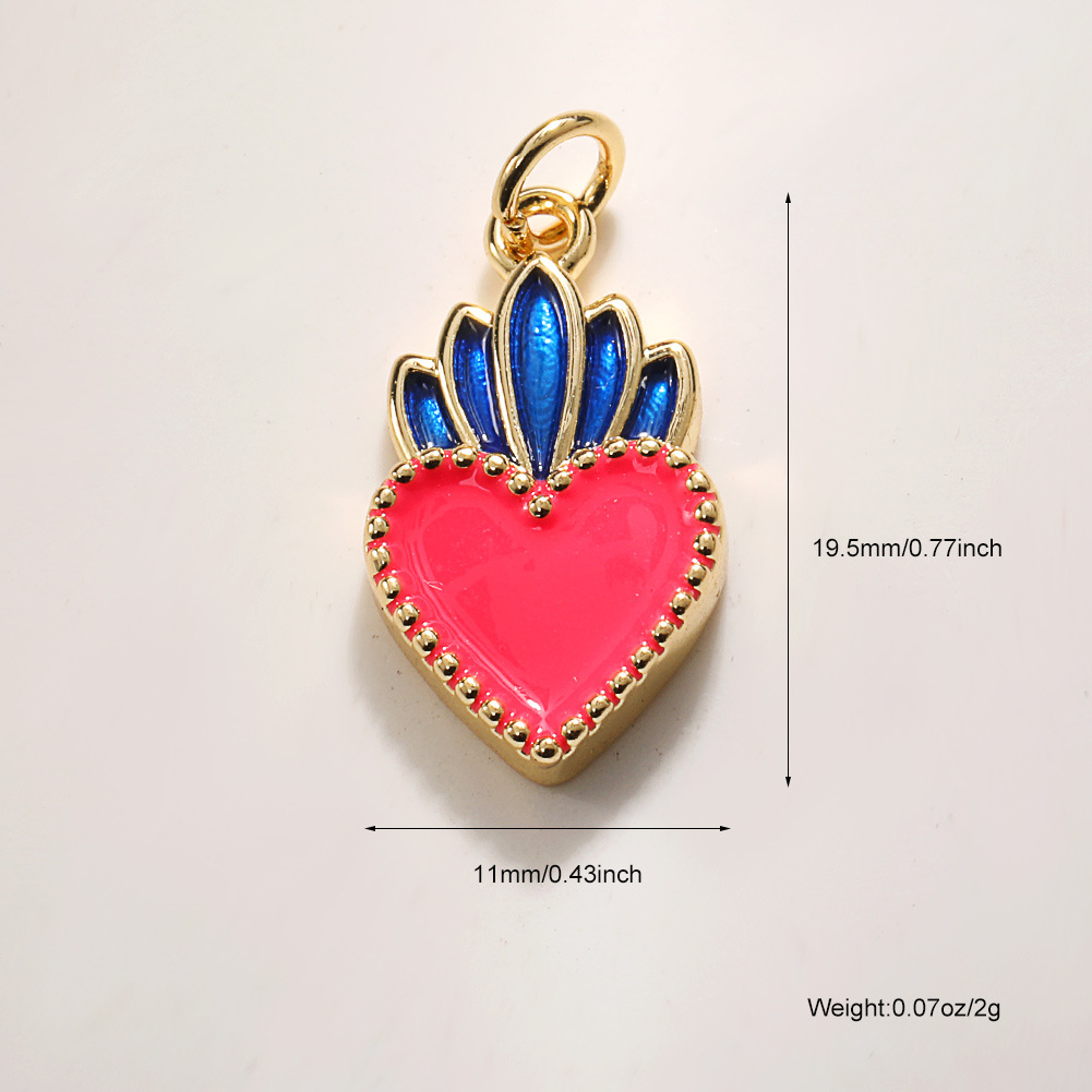 7:A979 dripping oil pink radish heart