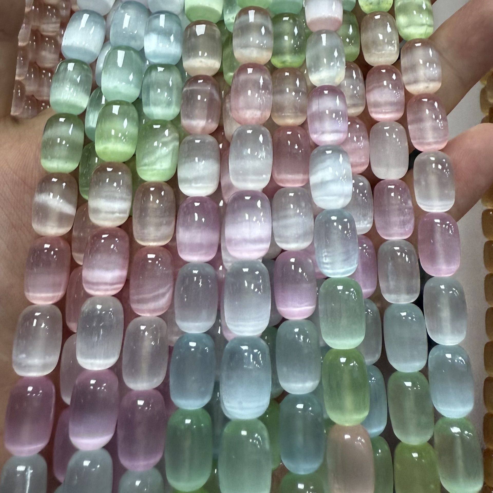 1 mixed color 8*12mm