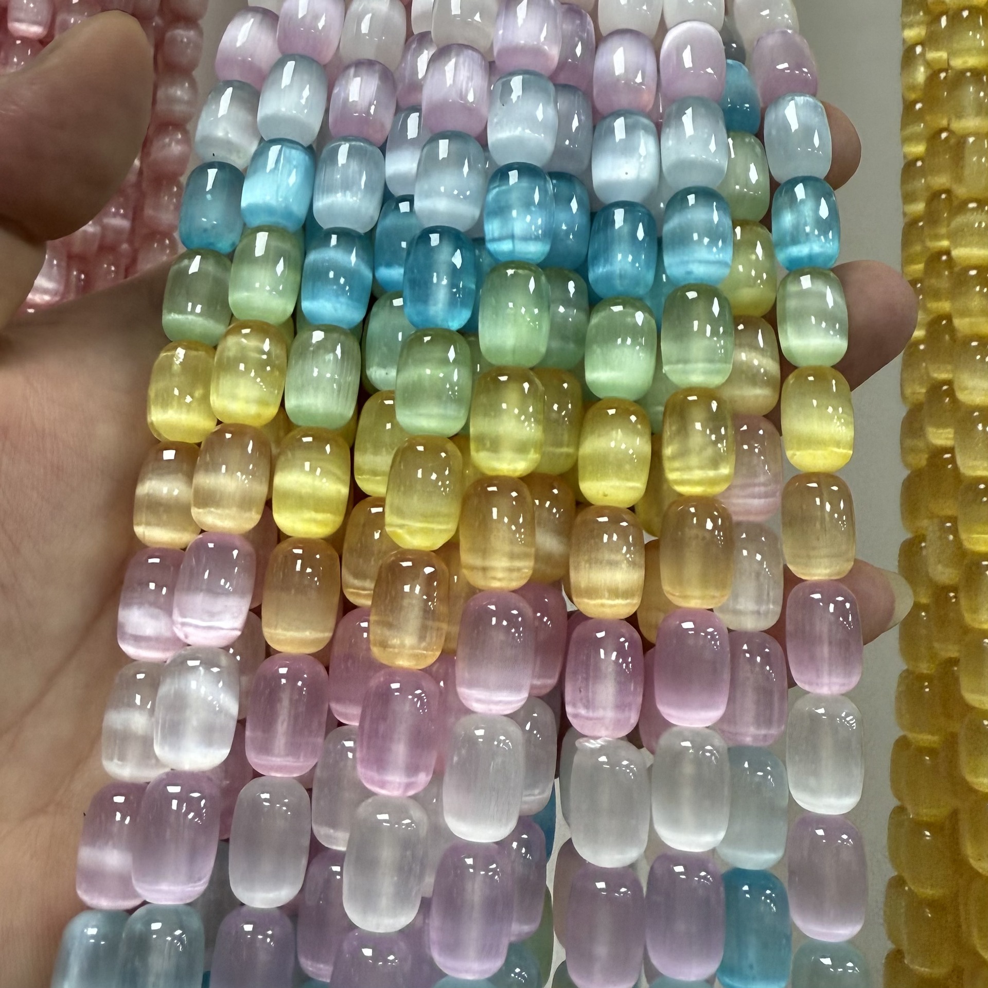 2 mixed colors 8*12mm