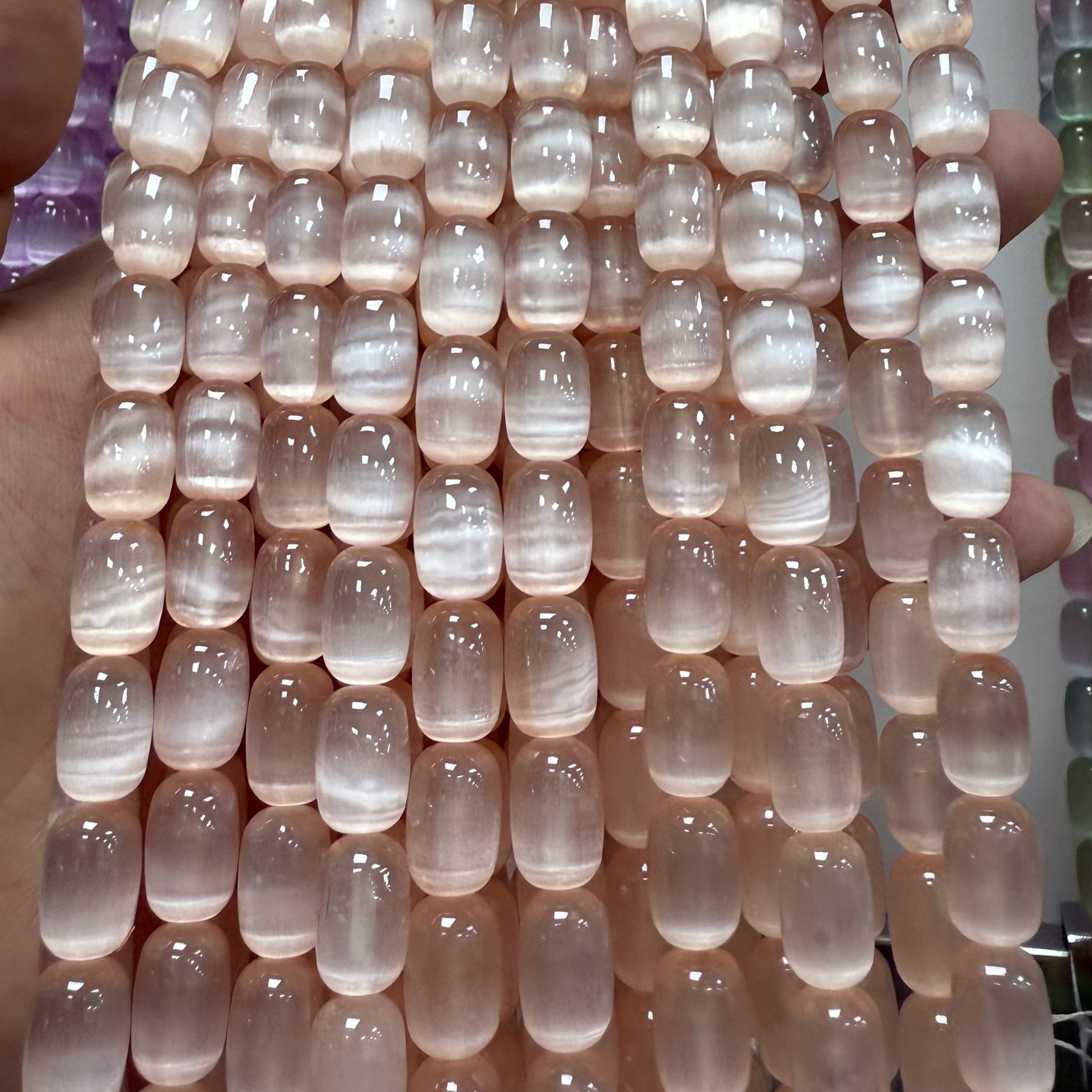 Water pink 8*12mm