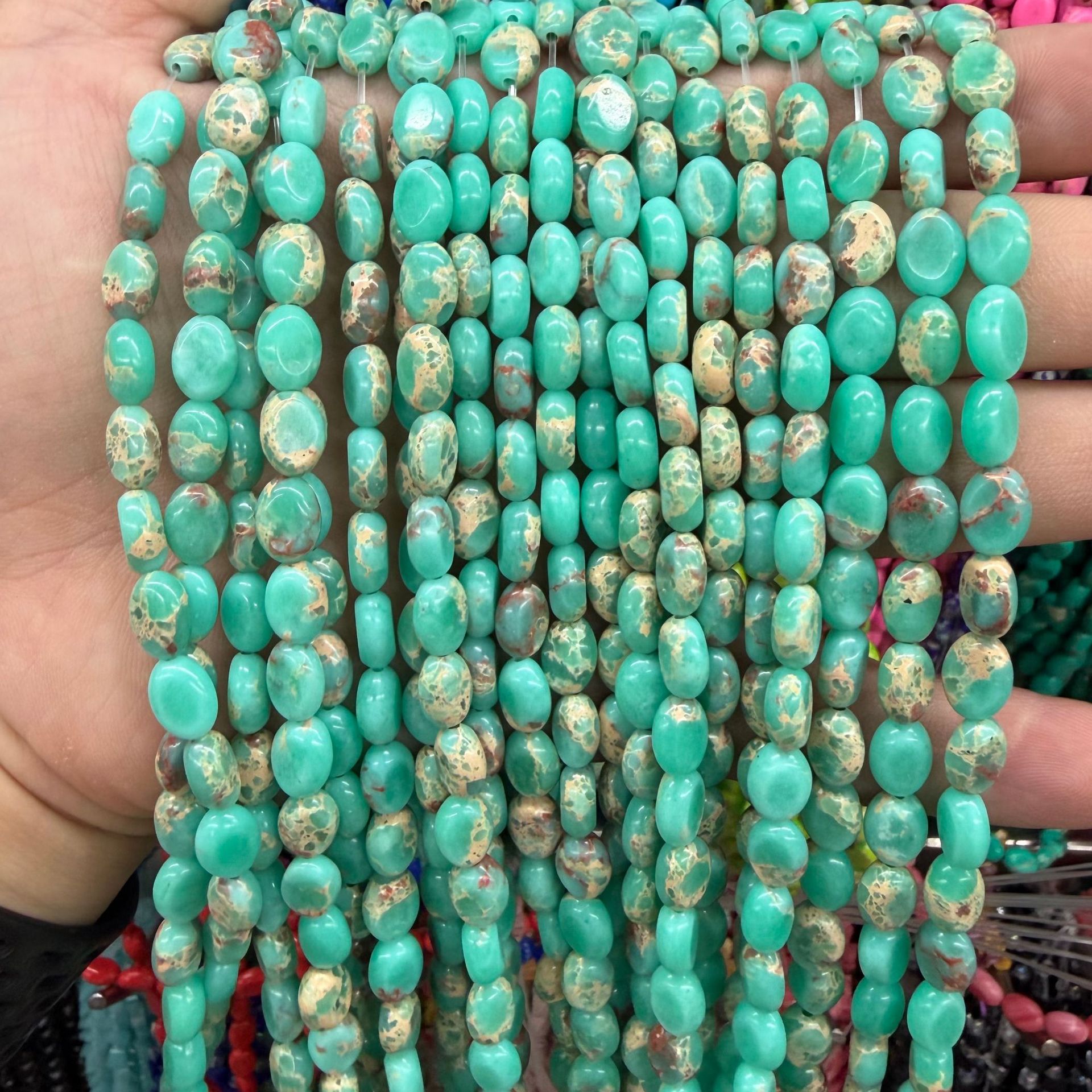2:green shoushan stone