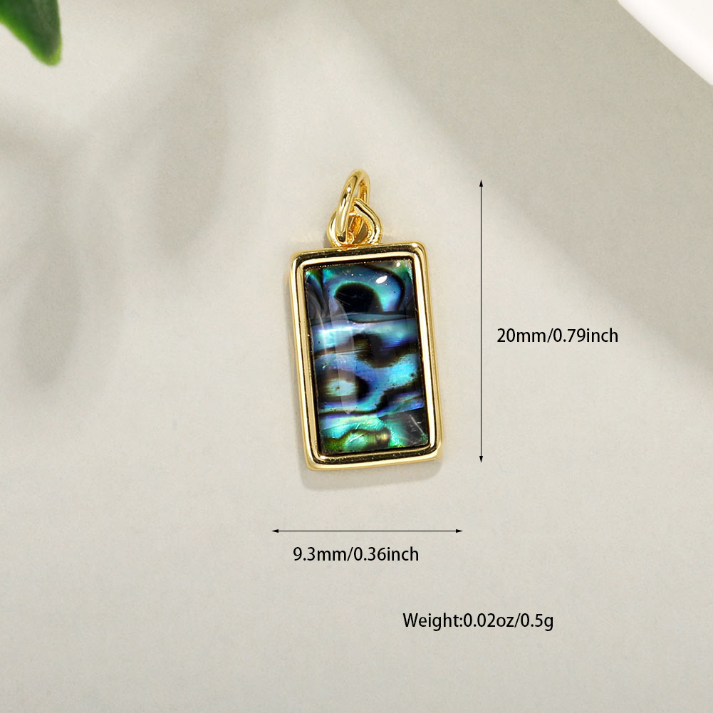 19:Rectangular pendant a0152-4