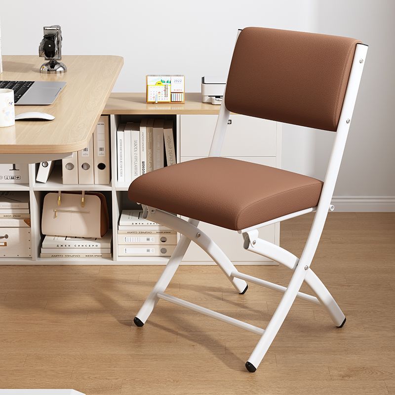 White iron frame-brown