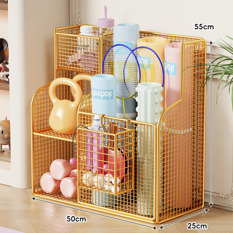Gold-floor [with hanging basket]