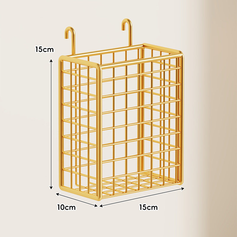 Gold-single hanging basket