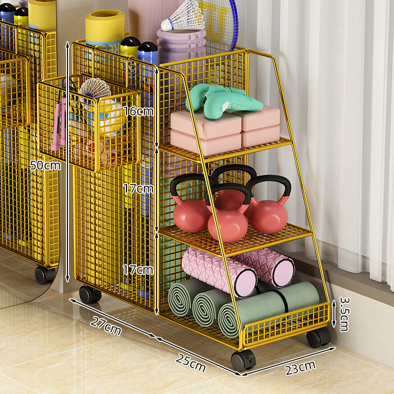 Ladder type with hanging basket literary gold-mobile model