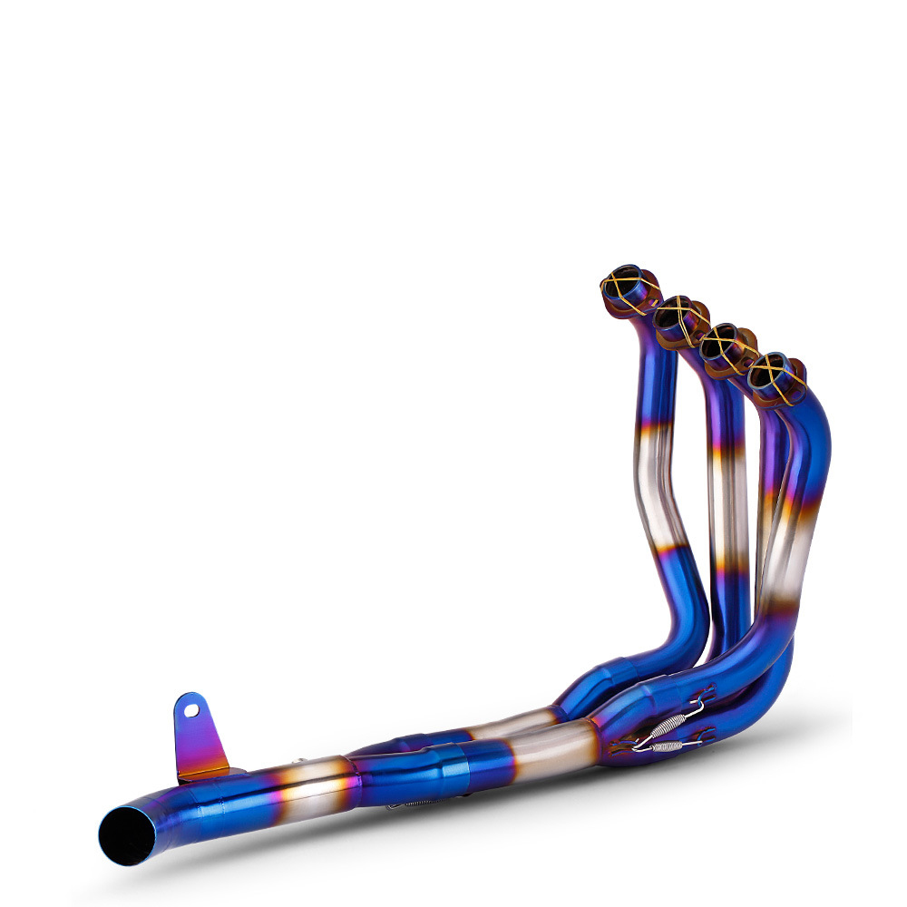 Z900 internal single oxygen port burned blue front section - connected to the original car exhaust