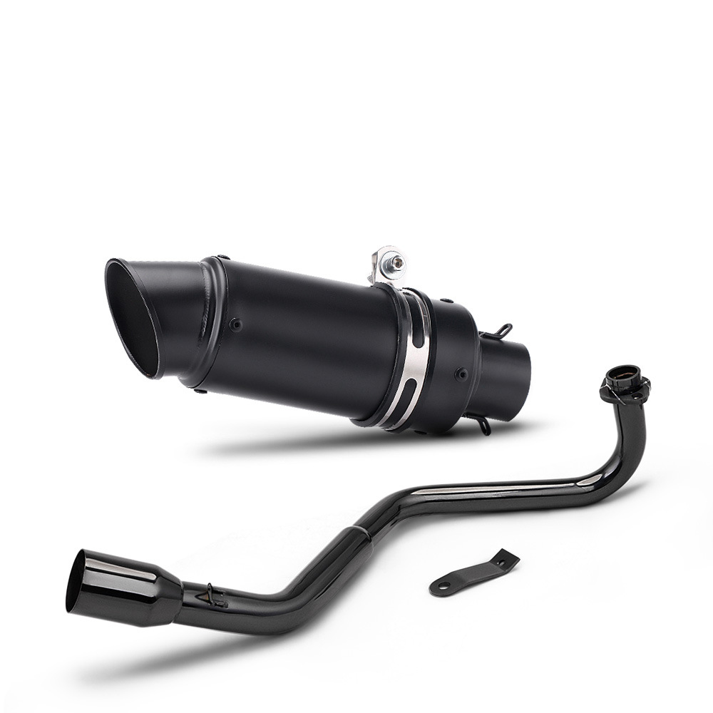 Msx125 titanium black integrated front section   cannon barrel bevel all black