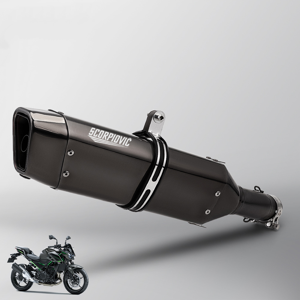 Z400/ninja400 titanium black middle section   sr2 fantasy star titanium black
