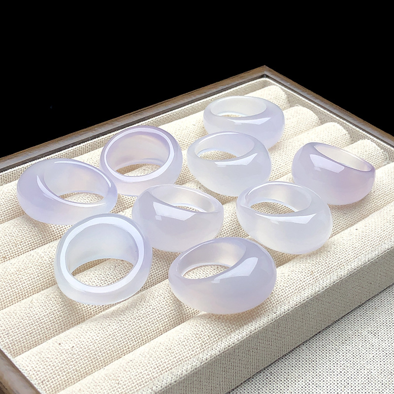 6:Lilac agate ring