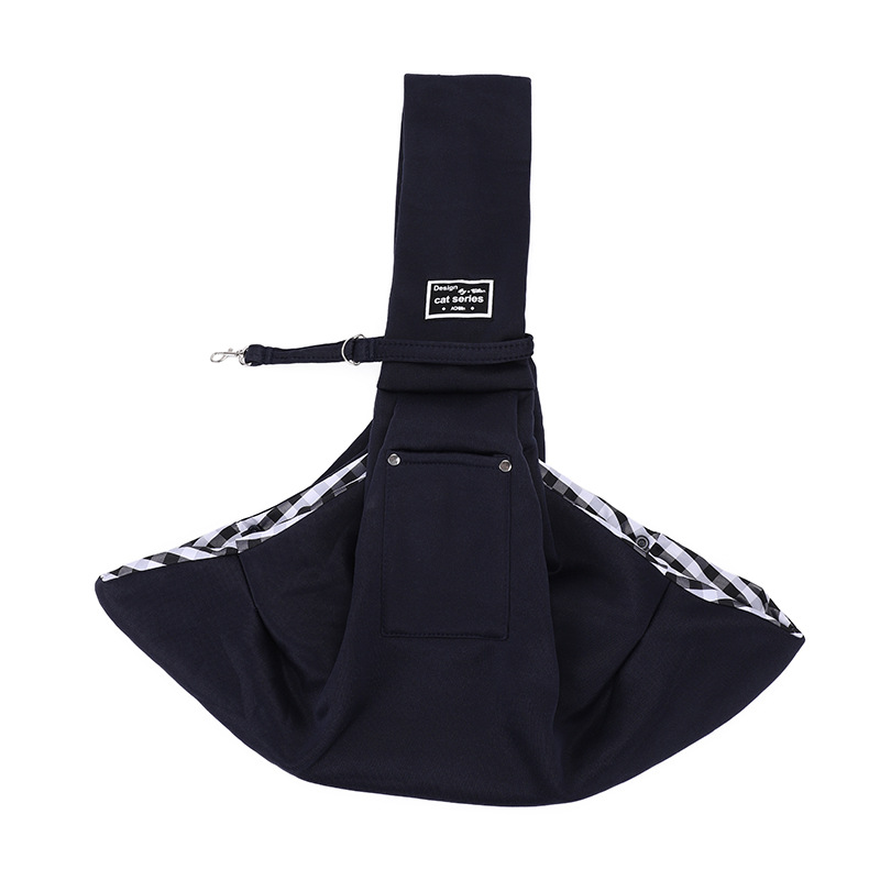 Dark blue (polyester strap mobile phone pocket)