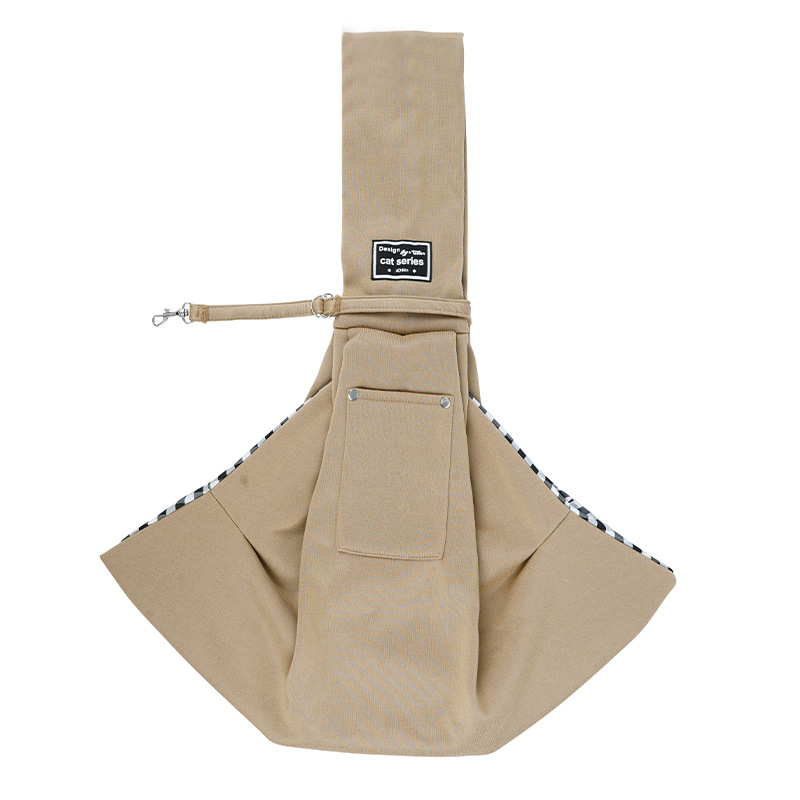 Khaki (polyester strap mobile phone pocket)