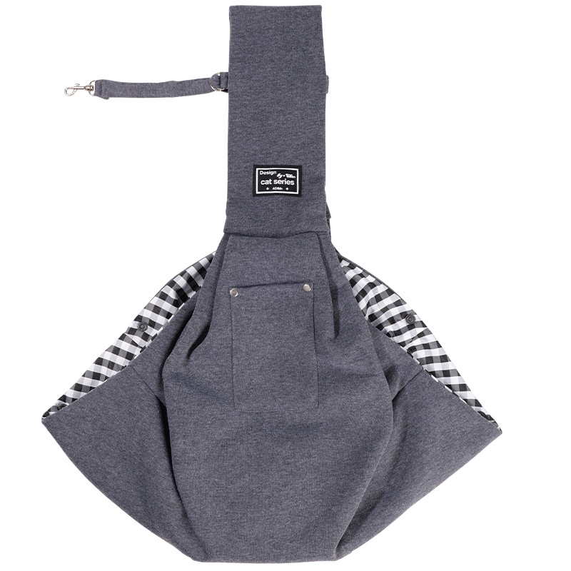 Dark gray (polyester strap mobile phone pocket)