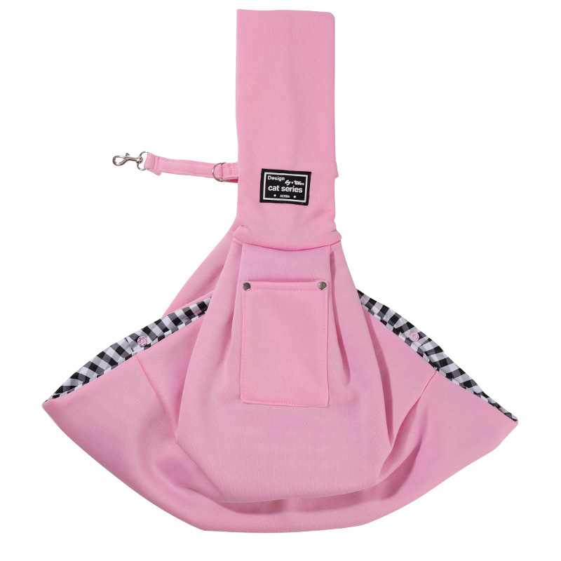 Pink (polyester strap mobile phone pocket)