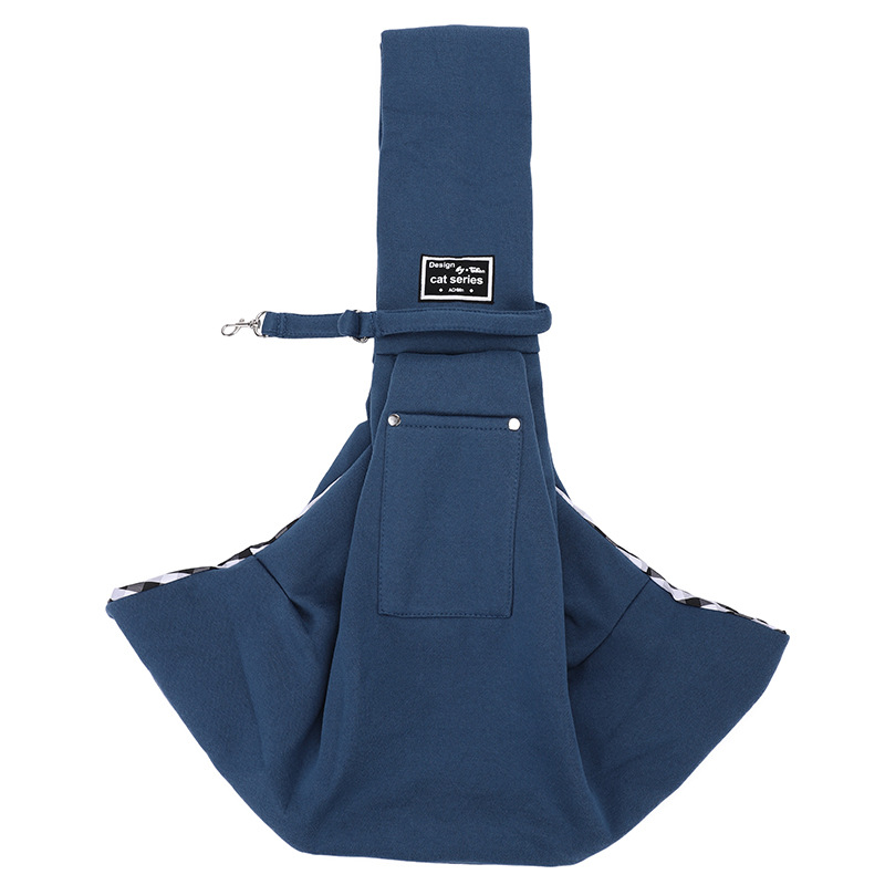 Dark blue (polyester strap mobile phone pocket)