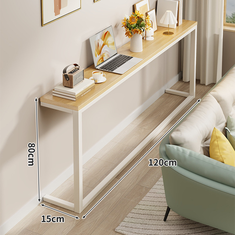 Natural wood color + white frame, length 120 * width 15 * height 80 cm