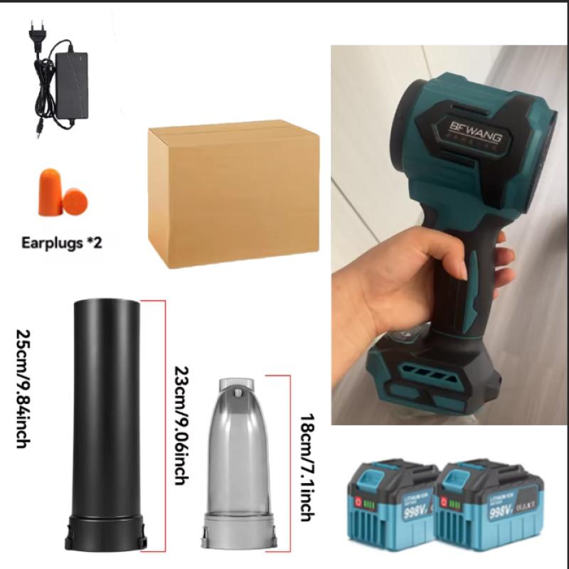 Power Blower set with 2 batteries and 1 charger