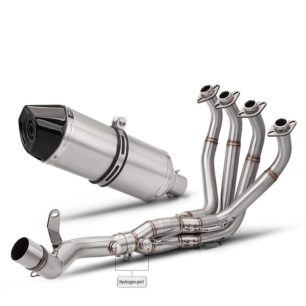 Z900a2 external dual oxygen port front section   aw25 titanium color real carbon head