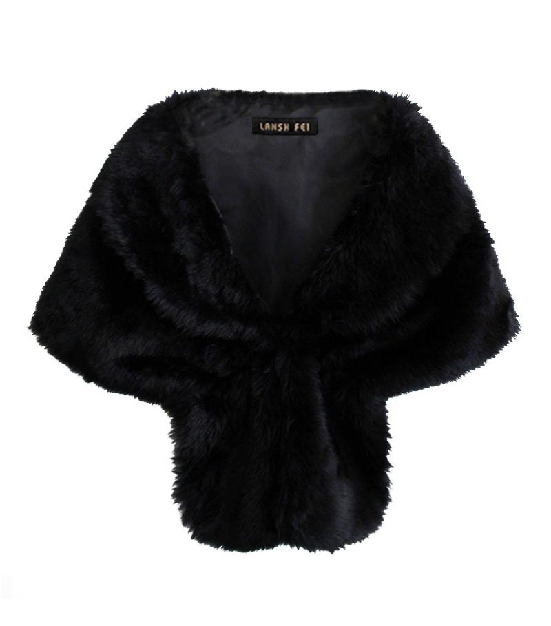 Black rabbit fur