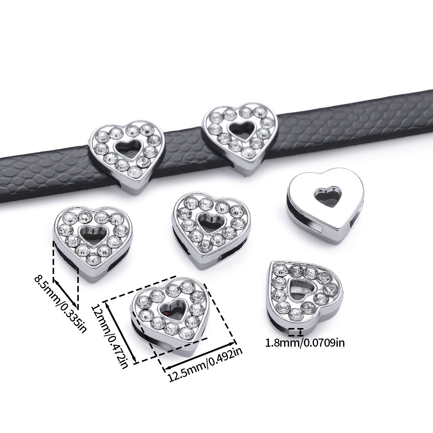 Full of diamonds and hearts 1 piece