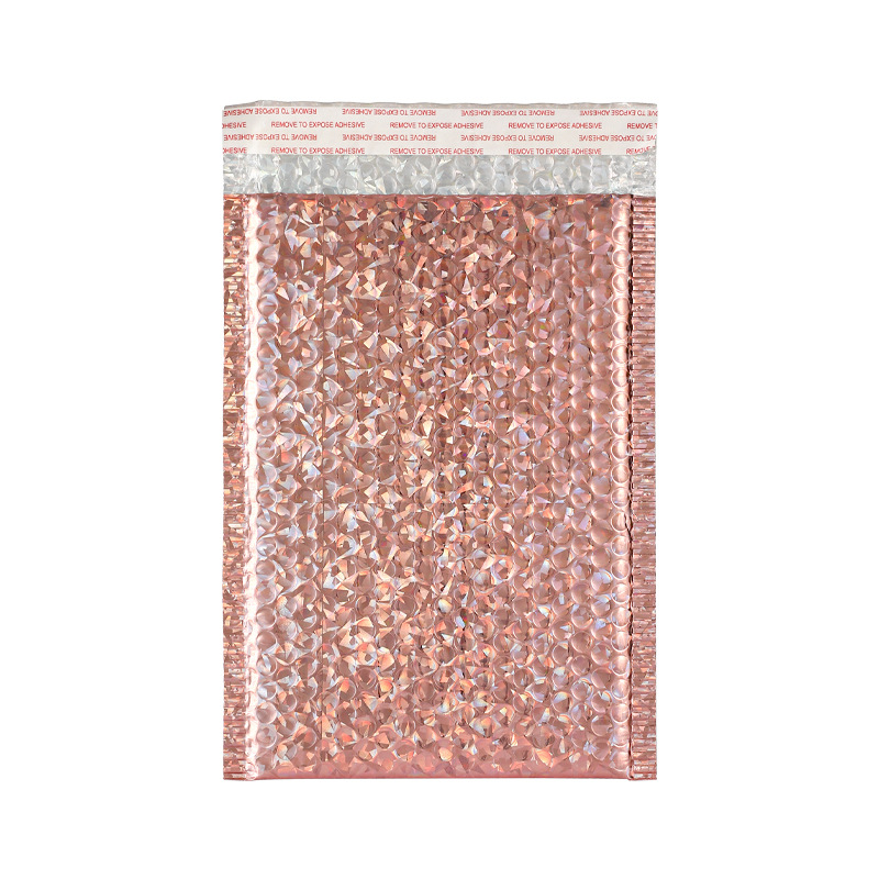 rose gold color laser film 13*15/4cm