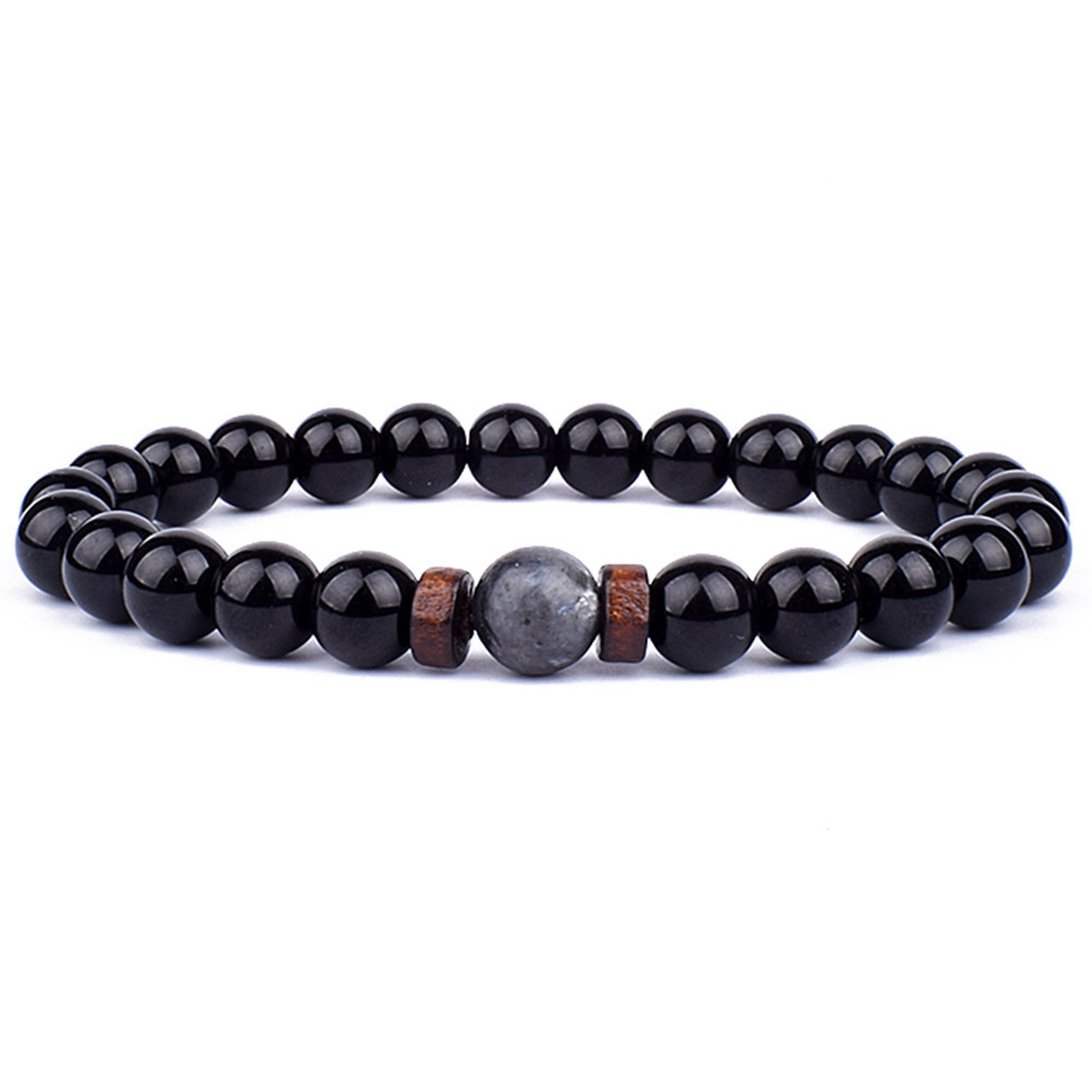 9:Black glass 1 Labradorite