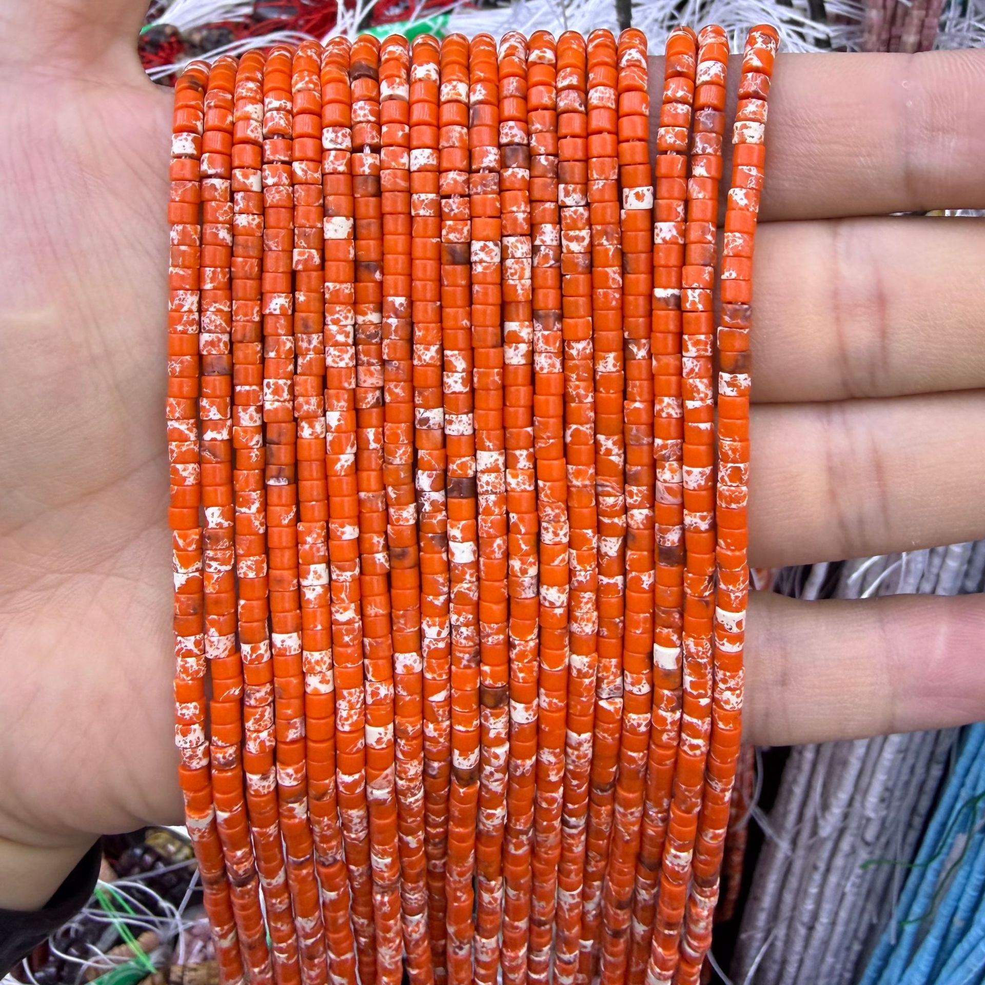 25:Orange emperor stone